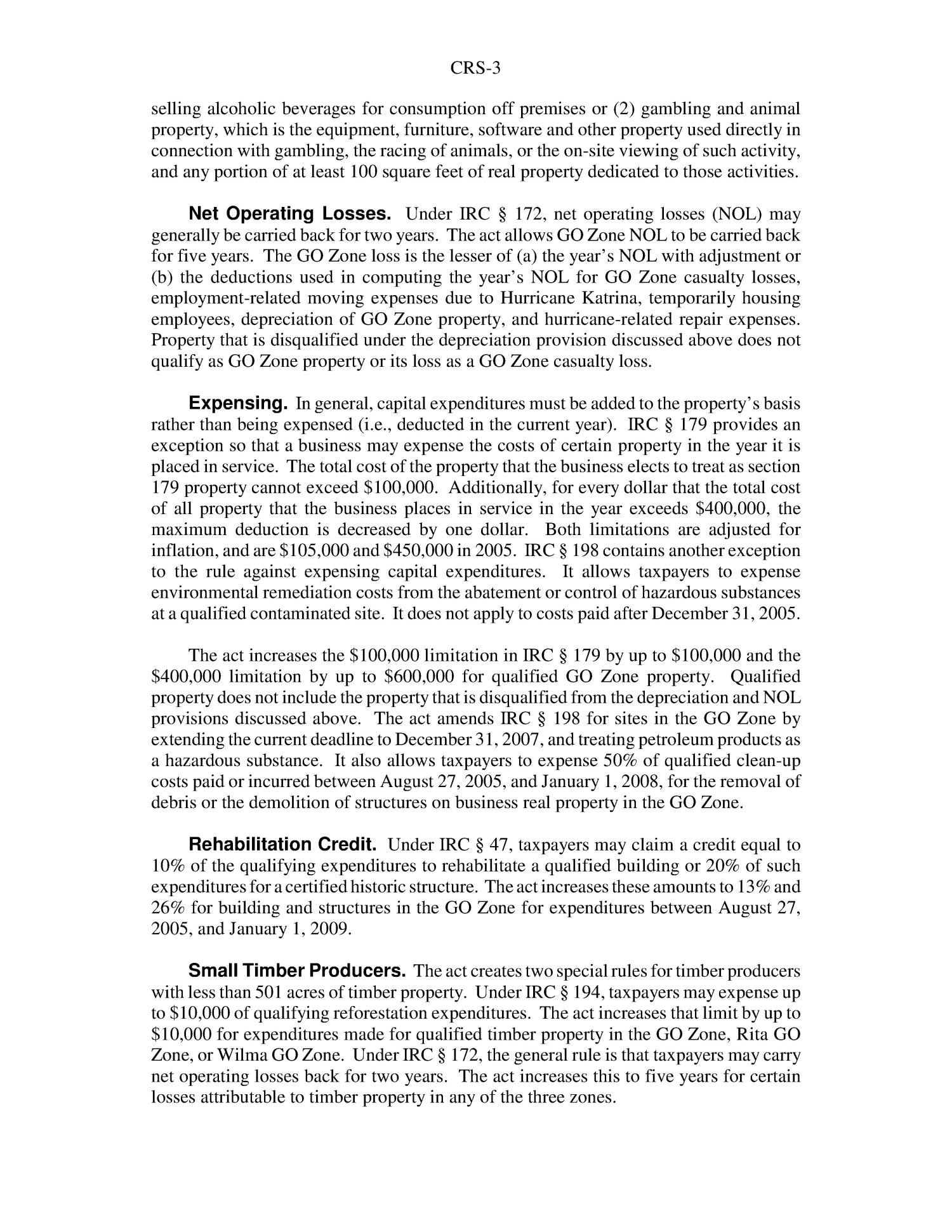 The Gulf Opportunity Zone Act of 2005
                                                
                                                    [Sequence #]: 3 of 6
                                                