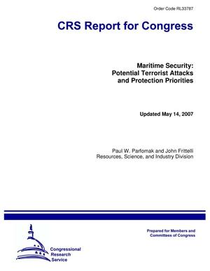 Primary view of object titled 'Maritime Security: Potential Terrorist Attacks and Protection Priorities'.