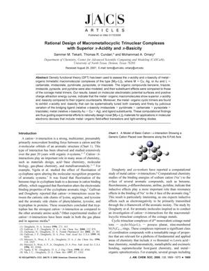 Primary view of object titled 'Rational Design of Macrometallocyclic Trinuclear Complexes with Superior π-Acidity and π-Basicity'.