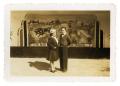 Thumbnail image of item number 1 in: '[Couple in front of mural]'.