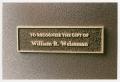 Primary view of [William R. Weissman plaque 2]
