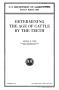 Pamphlet: Determining the Age of Cattle by the Teeth