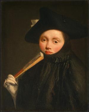 Primary view of object titled 'Young Lady in a Tricorn Hat'.