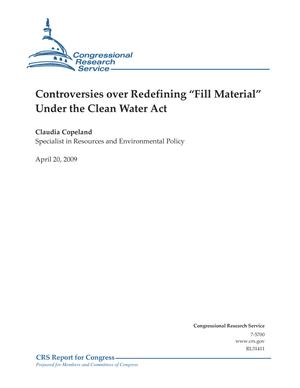 Primary view of object titled 'Controversies over Redefining “Fill Material” Under the Clean Water Act'.