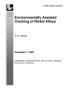 Book: Environmentally Assisted Cracking of Nickel Alloys