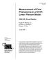 Article: Measurement of Flow Phenomena in a VHTR Lower Plenum Model