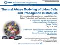 Presentation: Thermal Abuse Modeling of Li-Ion Cells and Propagation in Modules