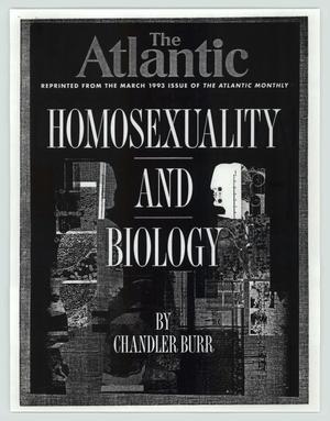Primary view of object titled 'Homosexuality and biology'.
