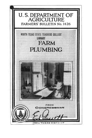 Primary view of object titled 'Farm plumbing.'.