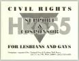 Text: [Postcard: Support and cosponsor civil rights for lesbian and gays]