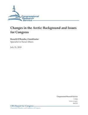 Primary view of object titled 'Changes in the Arctic: Background and Issues for Congress'.