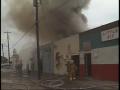 Primary view of [News Clip: 3-Alarm Fire]