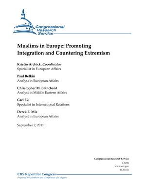 Primary view of object titled 'Muslims in Europe: Promoting Integration and Countering Extremism'.