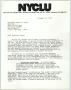 Letter: [Letter from New York Civil Liberties Union to Honorable Mario M. Cuo…