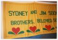 Photograph: [Quilt Panel with Dedication to Brothers Sidney and Jim]