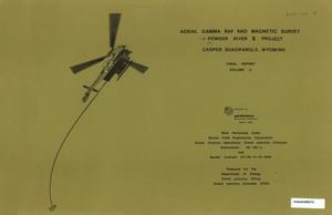 Primary view of object titled 'Aerial Gamma Ray and Magnetic Survey, Powder River 2 Project: Volume 2. Casper Quadrangle, Wyoming'.