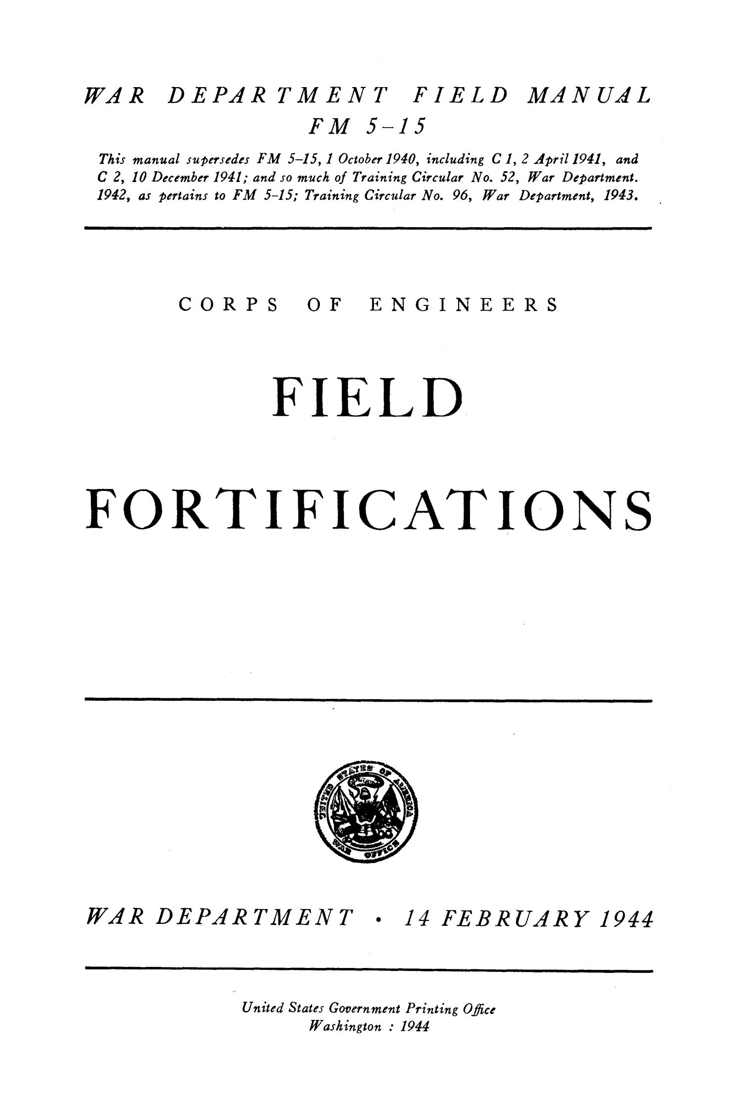 Field fortifications
                                                
                                                    Title Page
                                                