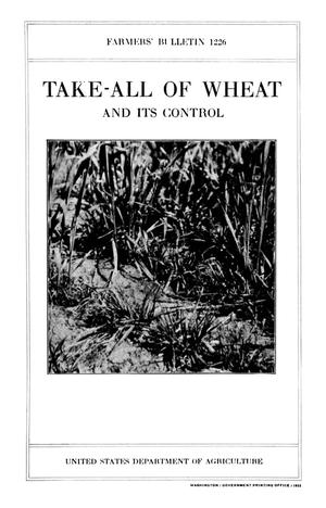Primary view of object titled 'Take-All of Wheat and Its Control'.