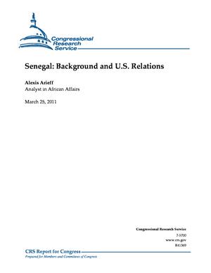 Primary view of object titled 'Senegal: Background and U.S. Relations'.
