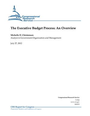 Primary view of object titled 'The Executive Budget Process: An Overview'.