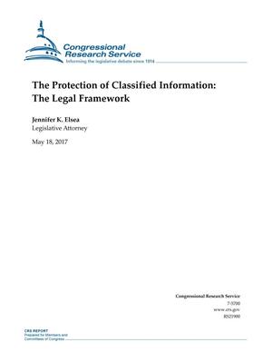 Primary view of object titled 'The Protection of Classified Information: The Legal Framework'.