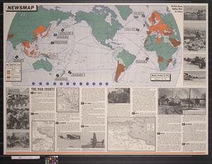 Primary view of object titled 'Newsmap. Monday, December 28, 1942 : week of December  18 to December 25'.