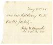 Primary view of [Receipt of Hamilton K. Redway, May 23, 1865]