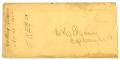 Text: [Envelope addressed to H.K. Redway, April, 1865]