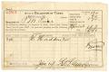 Legal Document: [Receipt for taxes paid, January 14, 1890]