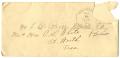 Primary view of [Envelope to Claude D. White]