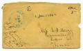 Text: [Envelope from J. C. Moore to Miss E. J. Moore, January 1, 1862]