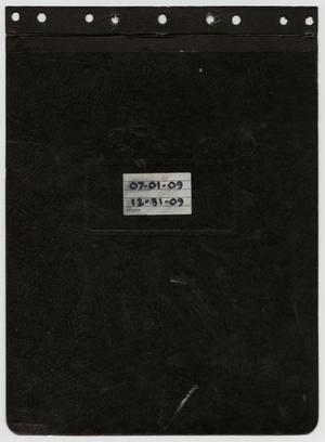 Primary view of object titled '[News Story Log: July 1 to December 31, 2009]'.