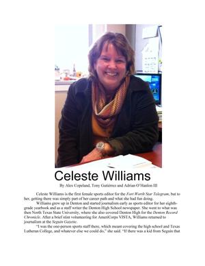 Primary view of object titled 'Celeste Williams'.