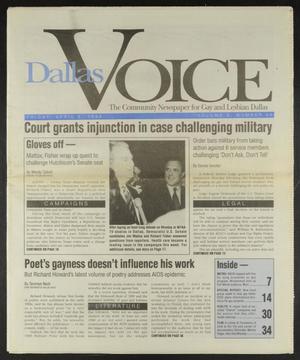 Primary view of object titled 'Dallas Voice (Dallas, Tex.), Vol. 10, No. 49, Ed. 1 Friday, April 8, 1994'.