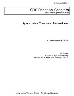 Agroterrorism: Threats and Preparedness
