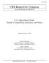 Report: U.S. Agricultural Trade: Trends, Composition, Direction, and Policy