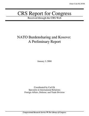 NATO Burdensharing and Kosovo: A Preliminary Report