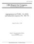 Report: Appropriations for FY2001: VA, HUD, and Independent Agencies (P.L. 10…
