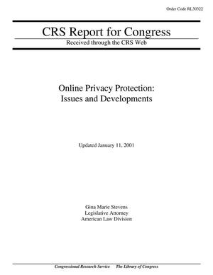 Online Privacy Protection: Issues and Developments