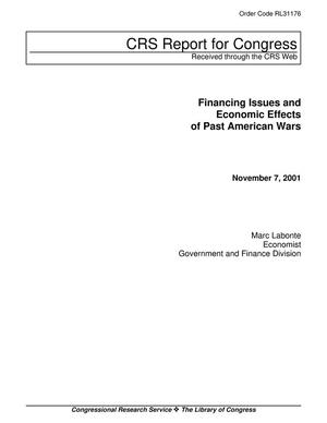 Financing Issues and Economic Effects of Past American Wars