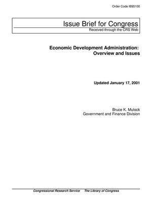 Economic Development Administration: Overview and Issues