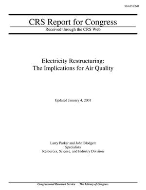 Electricity Restructuring: The Implications for Air Quality