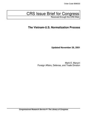 Primary view of object titled 'The Vietnam-U.S. Normalization Process'.