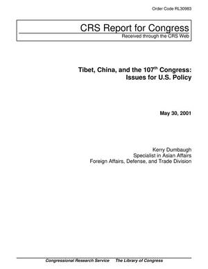 Primary view of object titled 'Tibet, China, and the 107th Congress: Issues for U.S. Policy'.