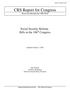 Primary view of Social Security Reform: Bills in the 106th Congress