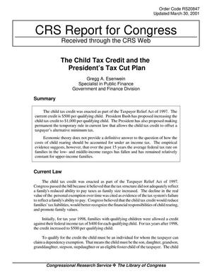 The Child Tax Credit and the President's Tax Cut Plan