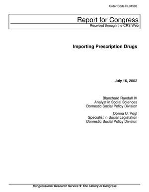 Importing Prescription Drugs