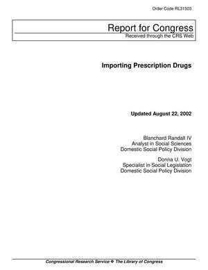 Importing Prescription Drugs