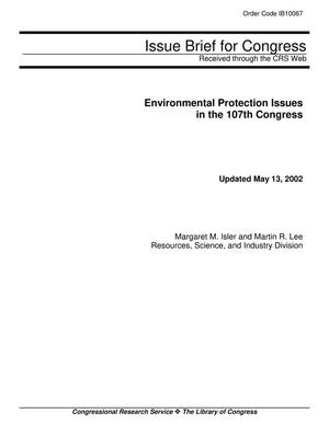 Primary view of object titled 'Environmental Protection Issues in the 107th Congress'.