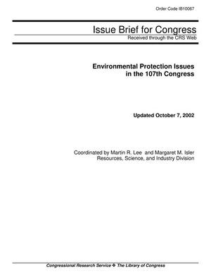 Primary view of object titled 'Environmental Protection Issues in the 107th Congress'.